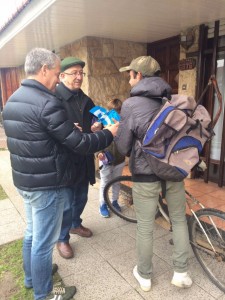 Marcelo Artime y Francisco Morea - Caminata Barrio F de la Plaza