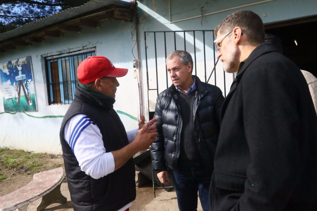 Marcelo Artime por los barrios del sur