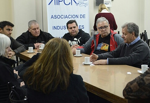 Artime en la Asociación de Industriales Panaderos